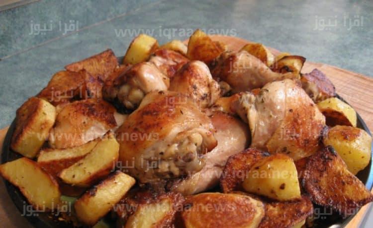 طريقة عمل روستو الدجاج بالبطاطس بمذاق لا يقاوم.. لذيذة ومشبعة ومش هتكلفك كتير